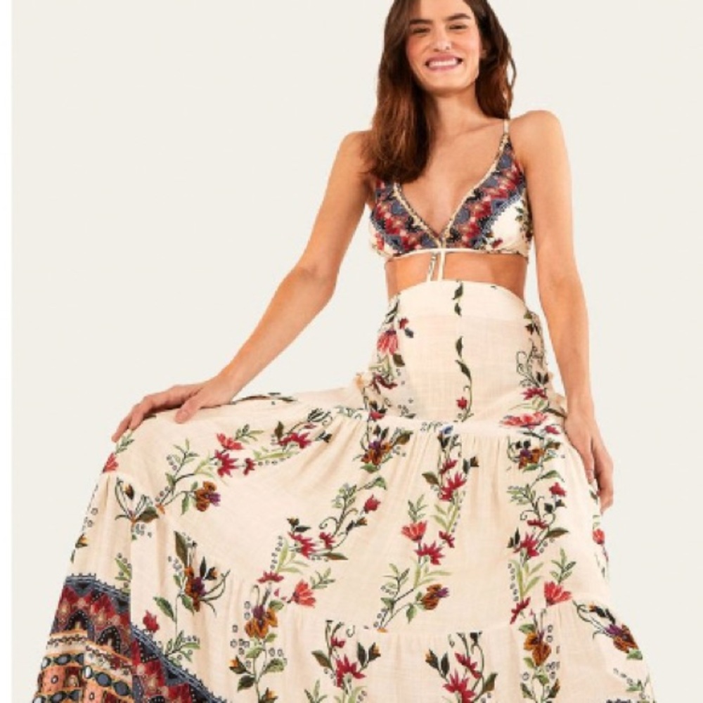 Floral Maxi Skirt